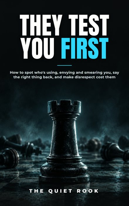 They Test You First, the cover